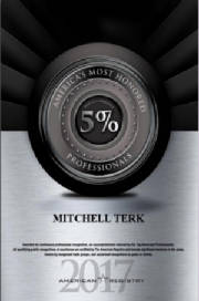 America's Most Honored Professionals 2017 Top 5% - Mitchell Terk, MD