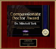 Awarded Vitals Patients Choice - Compassionate Doctor 2018 - Dr. Mitchell Terk