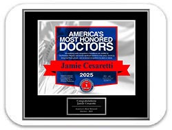 Dr. Jamie Cesaretti: America's Most Honored Doctors 2025 - Top 1%
