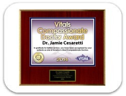 Vitals' 2014 Compassionate Doctor's Award - Jamie Cesaretti, MD